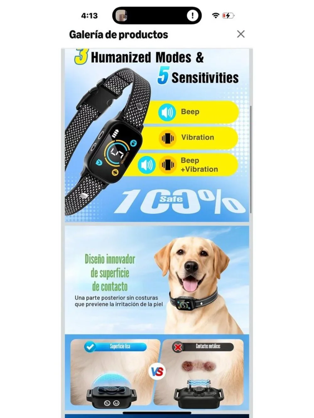 IANCIU 2 Pack Dog Bark Collars